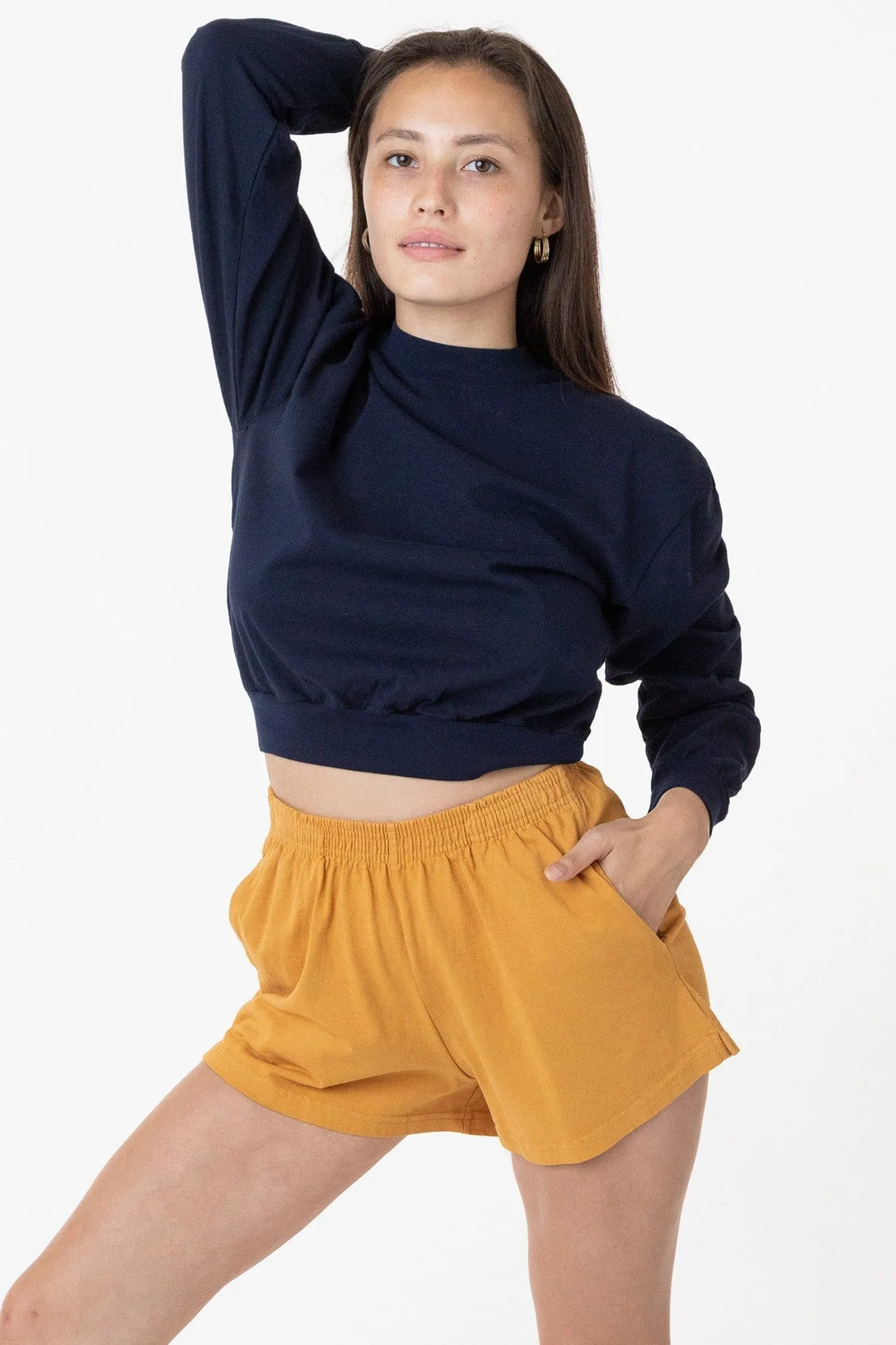 1214GD - Heavy Jersey Garment Dye Short Shorts