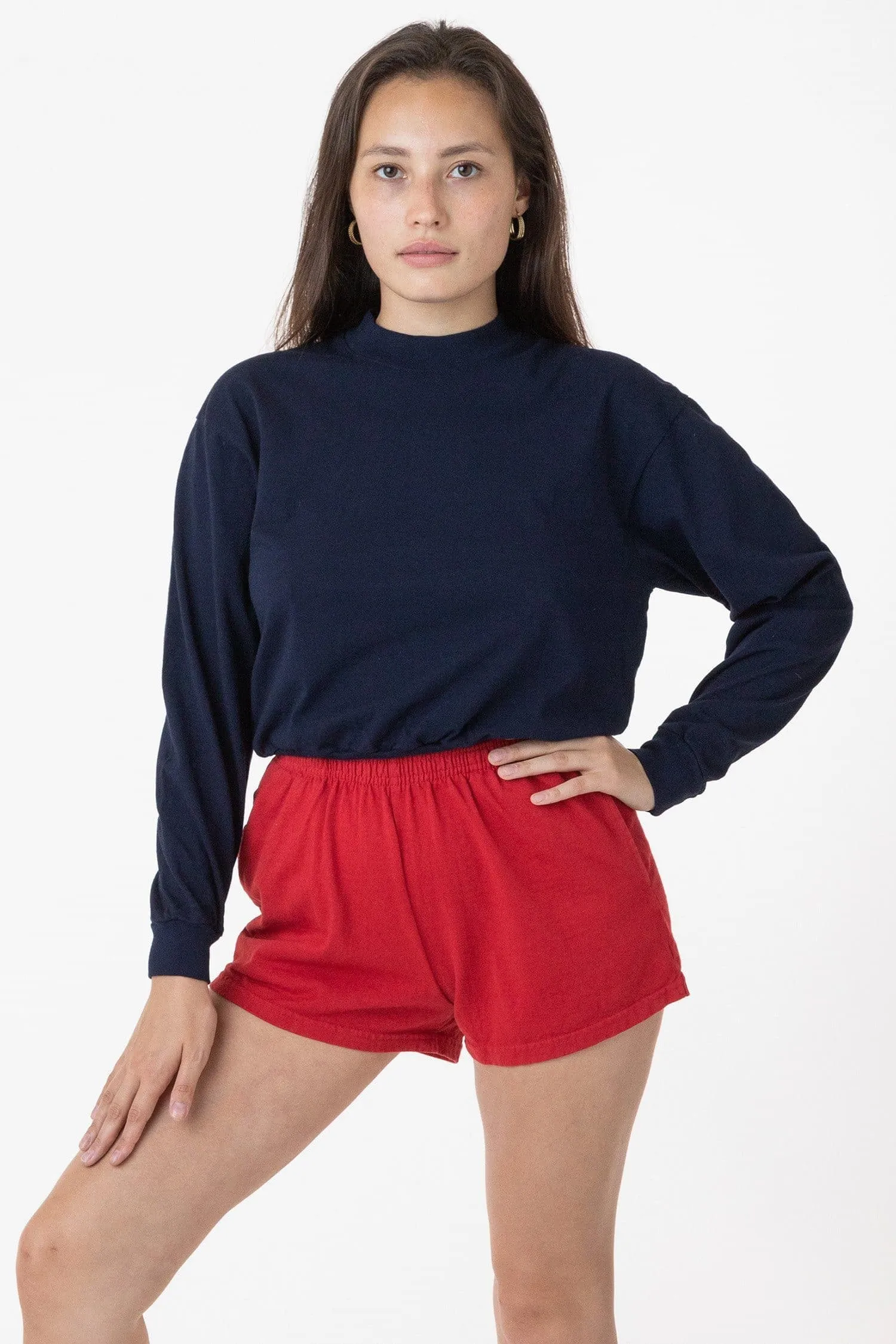 1214GD - Heavy Jersey Garment Dye Short Shorts
