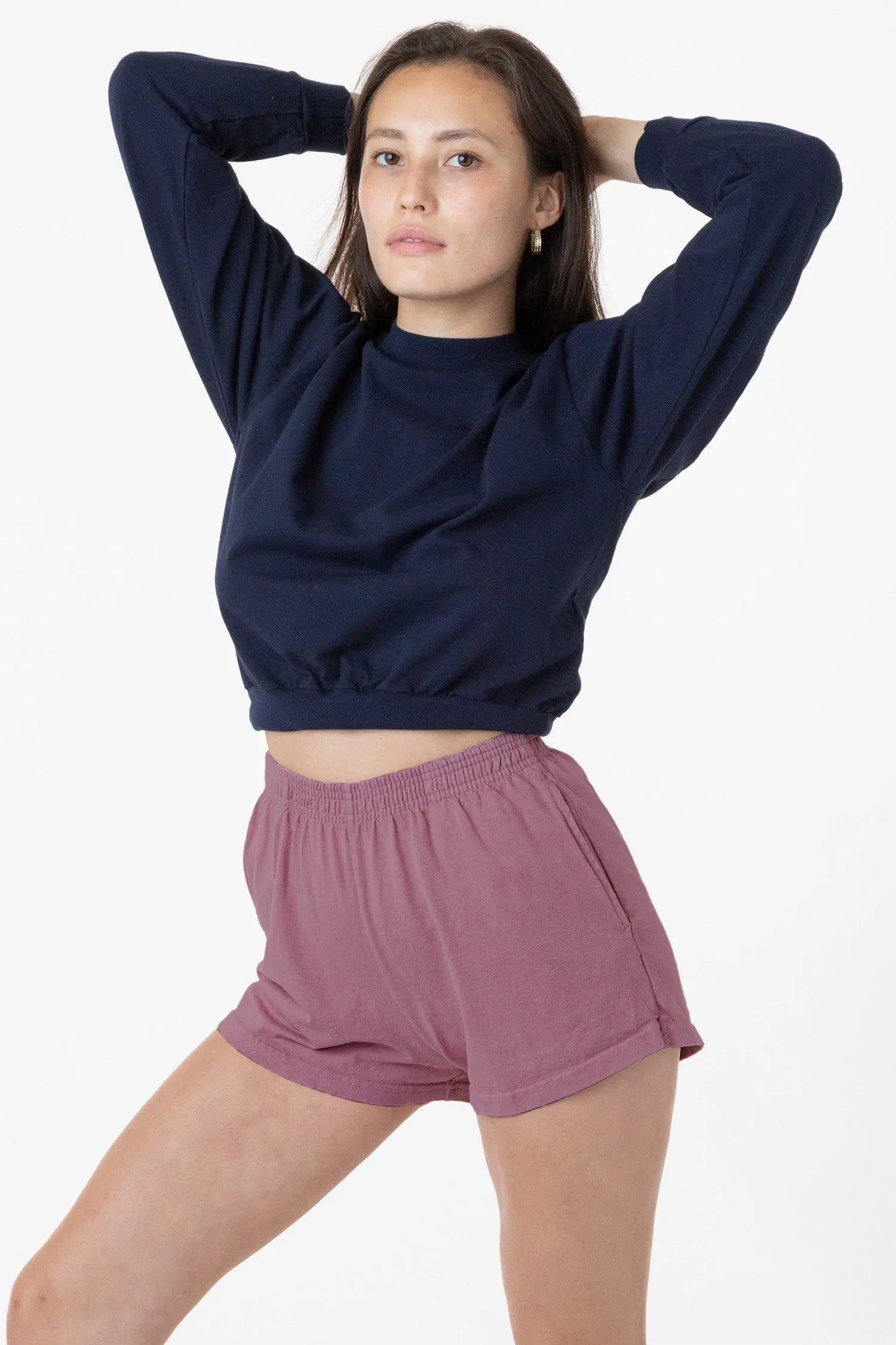 1214GD - Heavy Jersey Garment Dye Short Shorts
