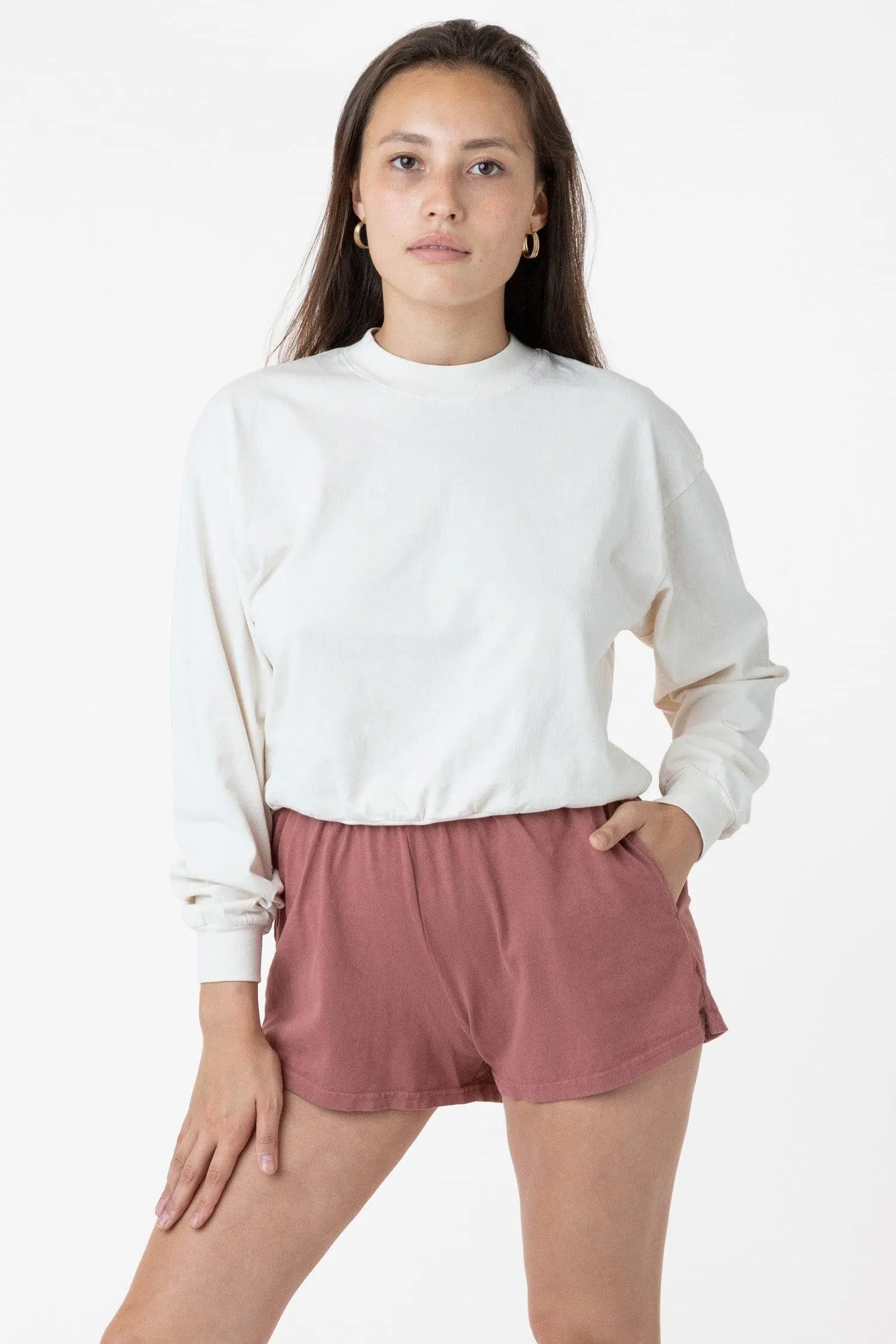 1214GD - Heavy Jersey Garment Dye Short Shorts
