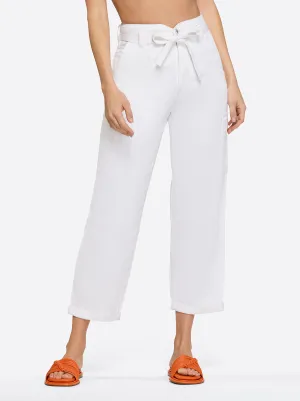 Allie Utility Bottom in White