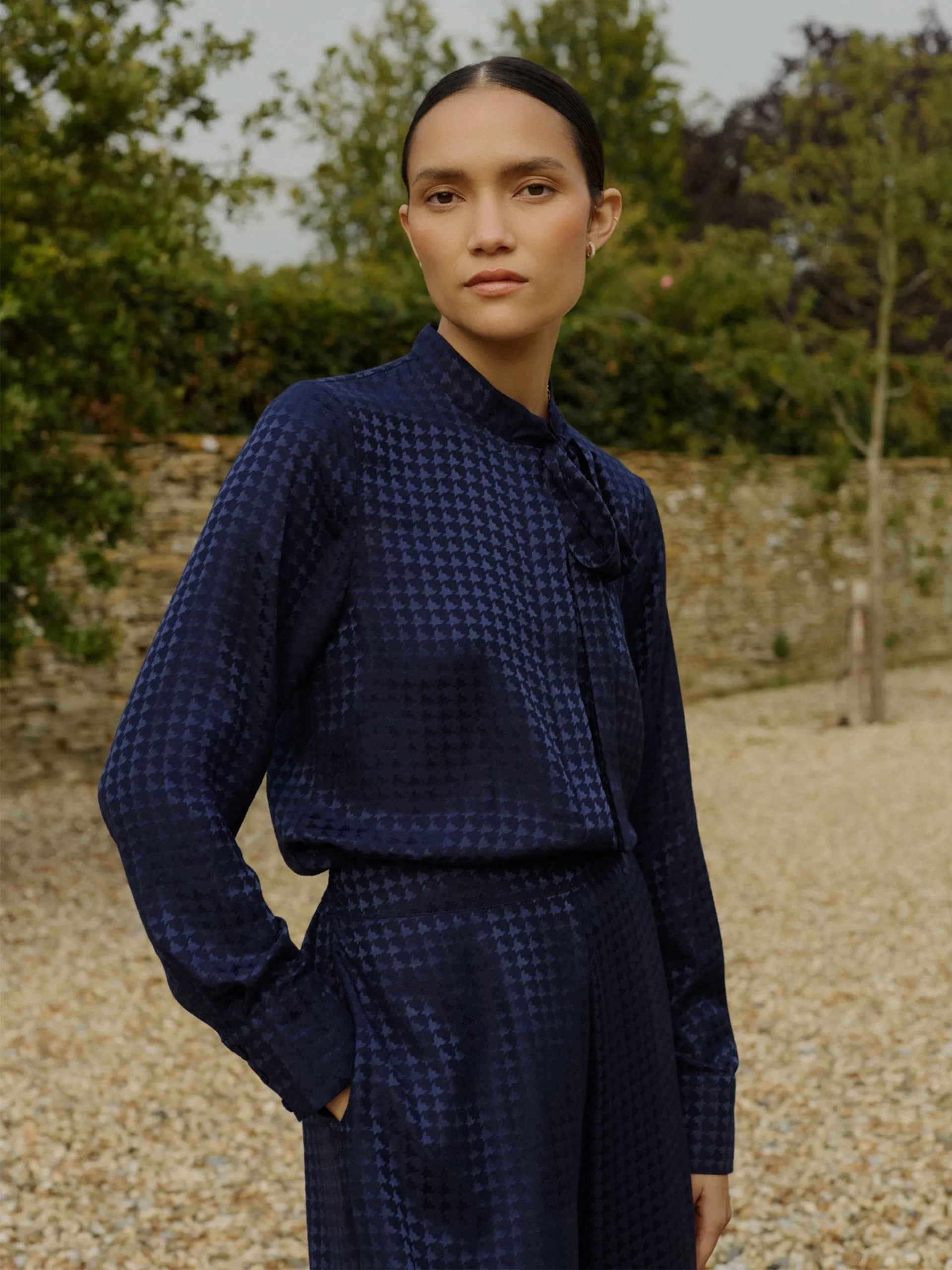 Bonnie jacquard blouse