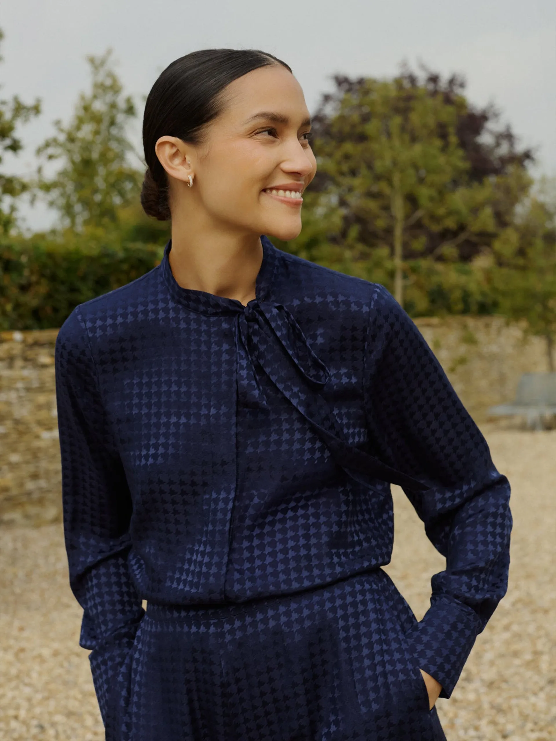 Bonnie jacquard blouse