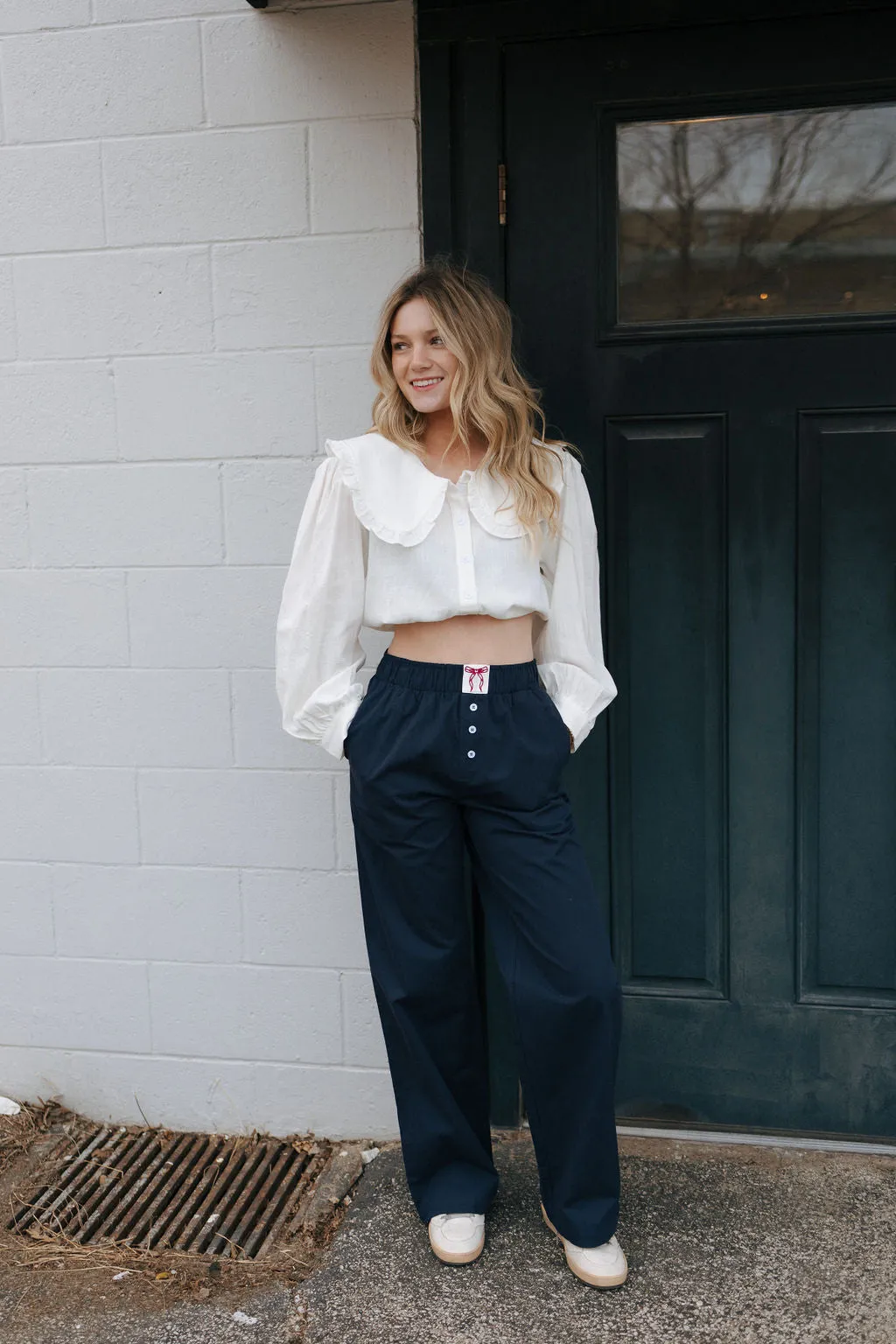 Boxer Pants, Navy