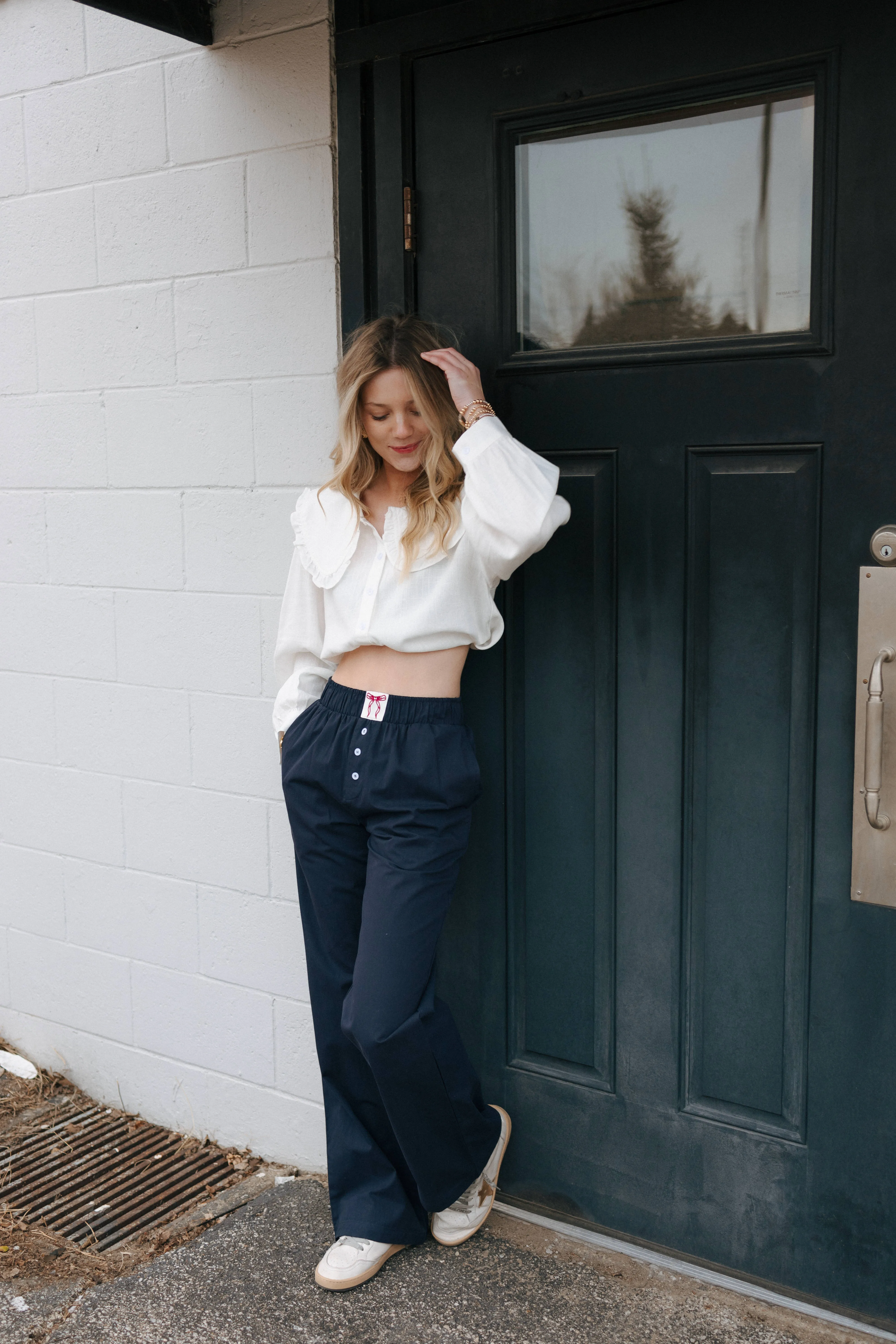 Boxer Pants, Navy