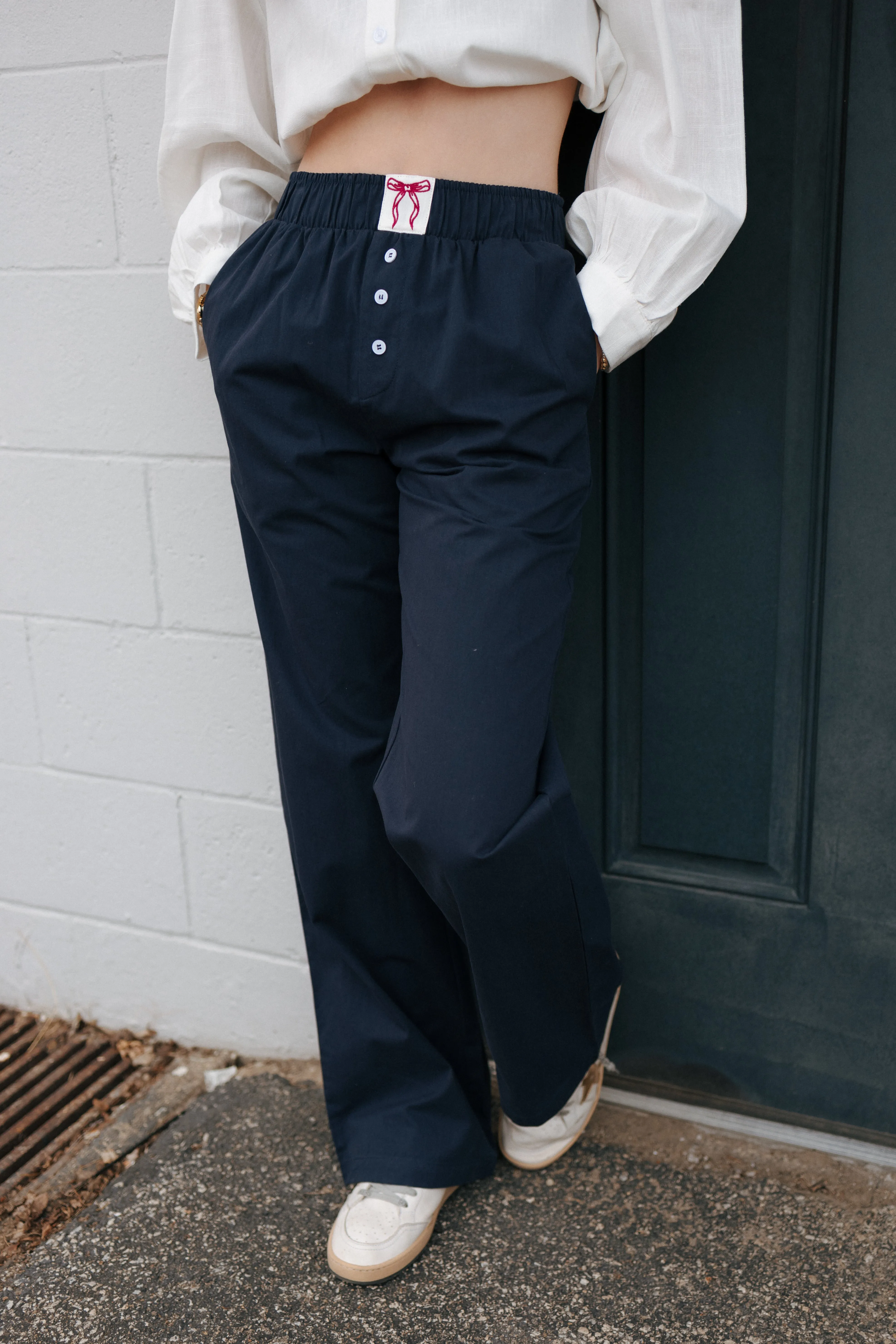 Boxer Pants, Navy
