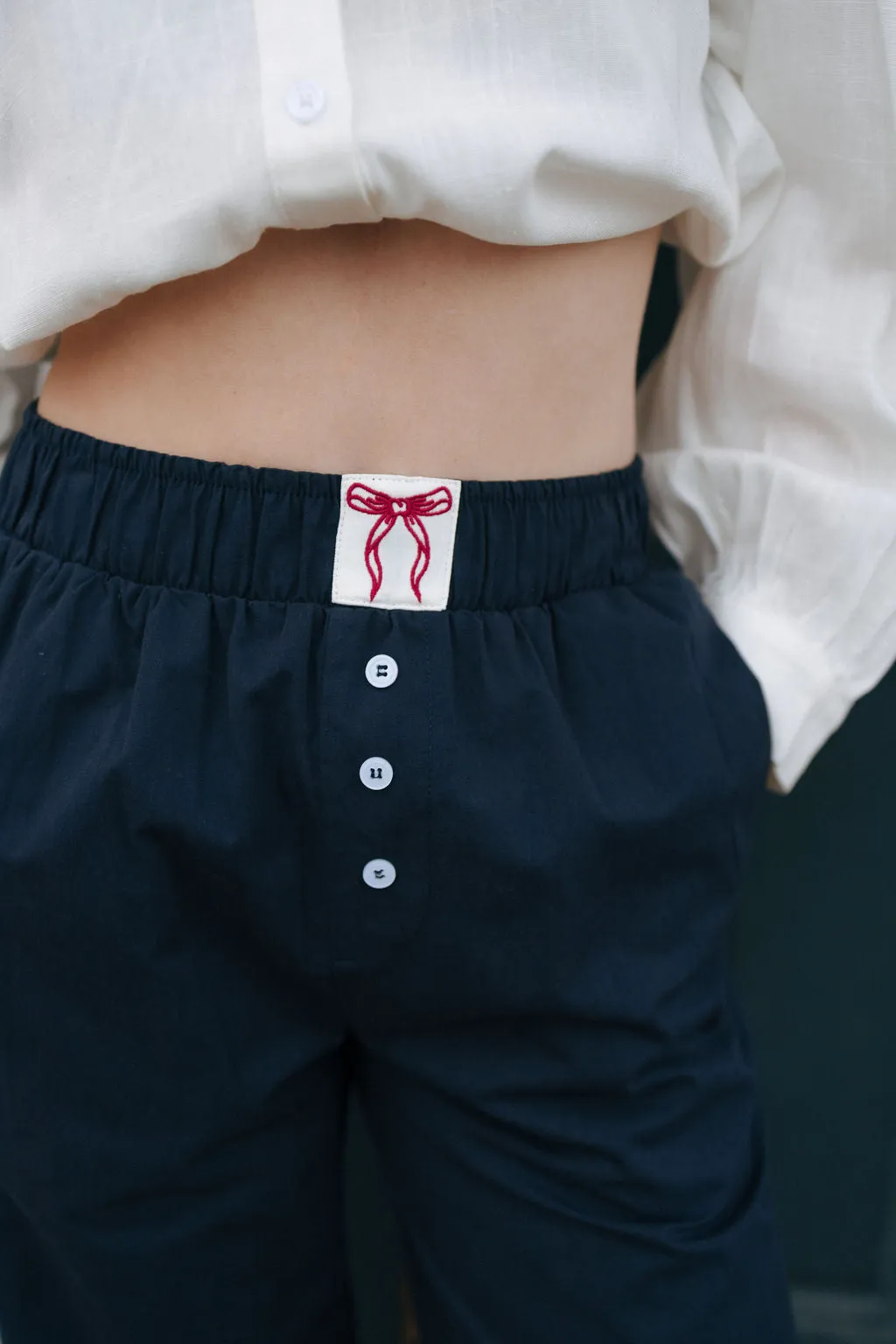 Boxer Pants, Navy