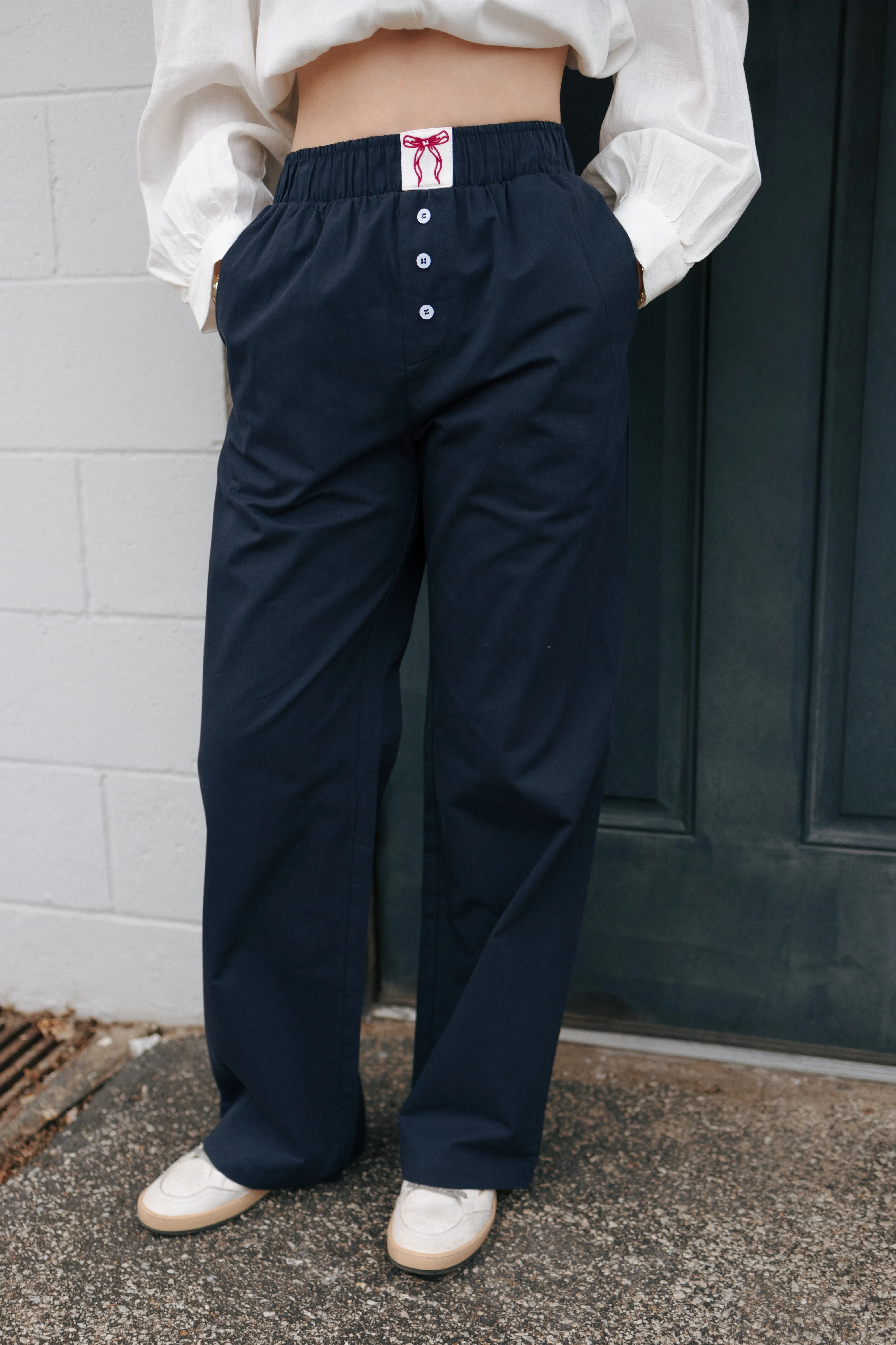 Boxer Pants, Navy