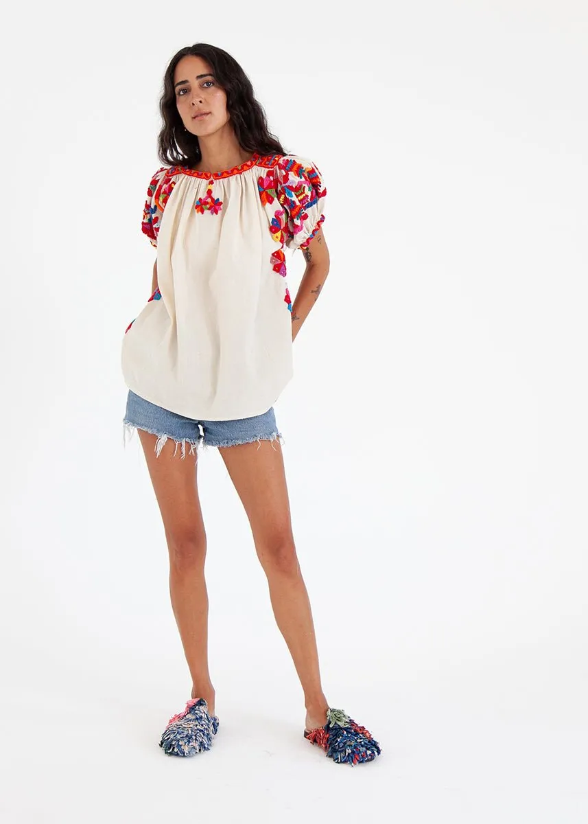 Citlalime Hand Embroidered Top