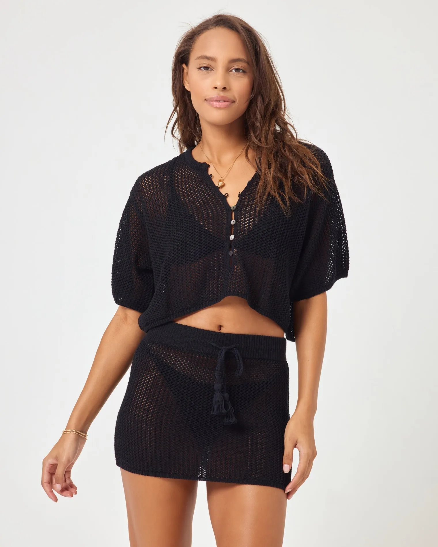 Coast Is Clear Top - Black