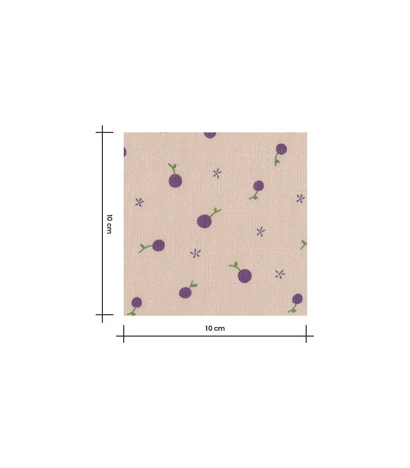 Cousette - Prunette Cotton Viscose Fabric