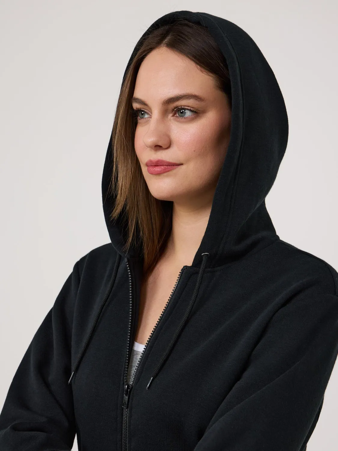 Full-Zip Fleece Hoodie