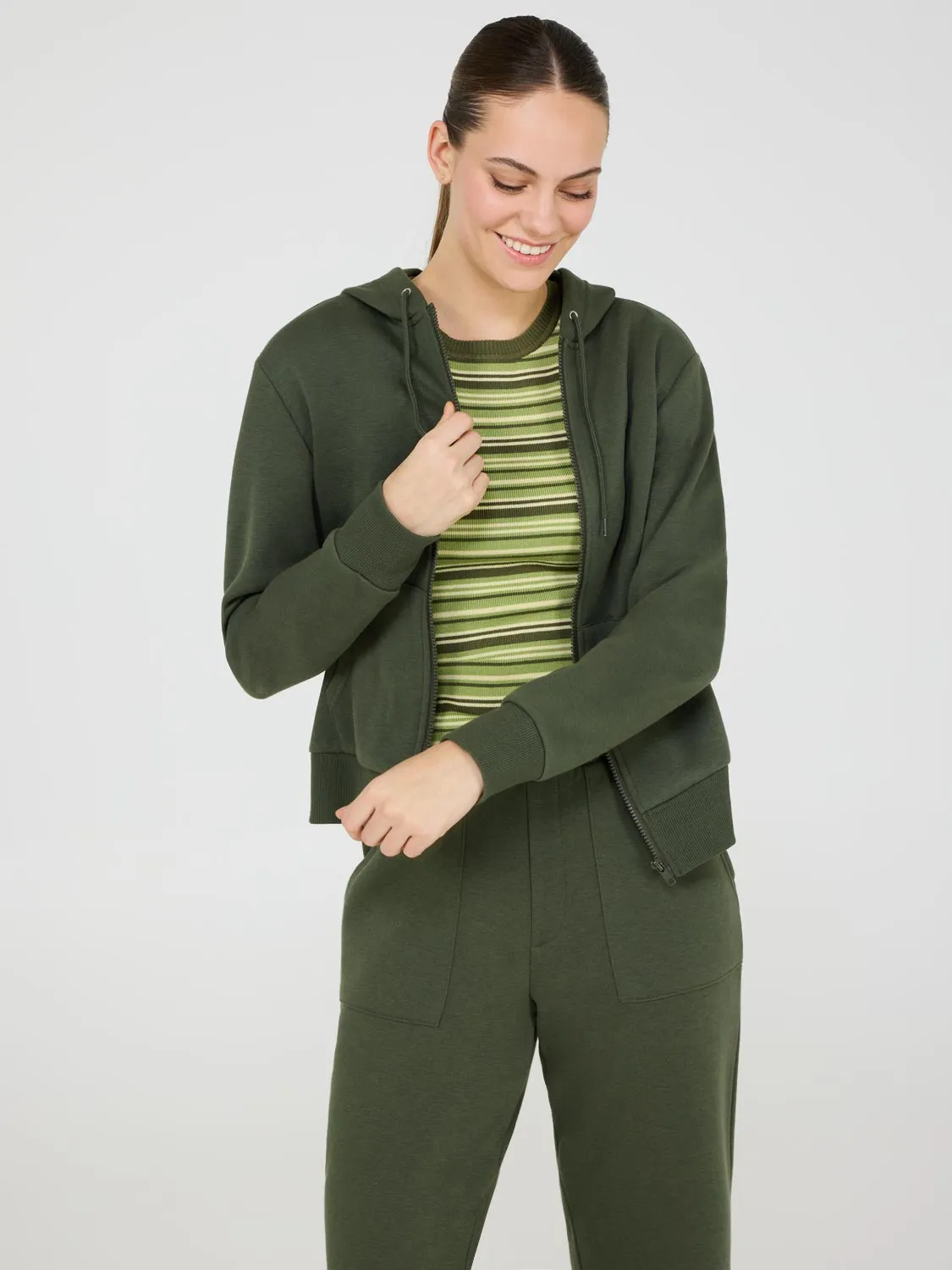 Full-Zip Fleece Hoodie