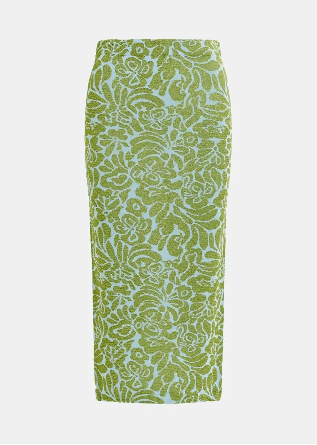 Halpaca Jacquard Skirt