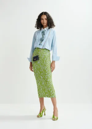 Halpaca Jacquard Skirt