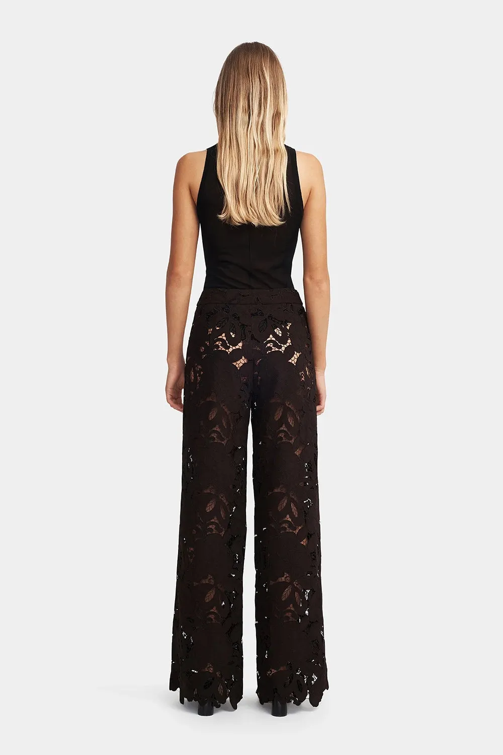 Hansen & Gretel | Lotus Lace Pant - Cedarwood