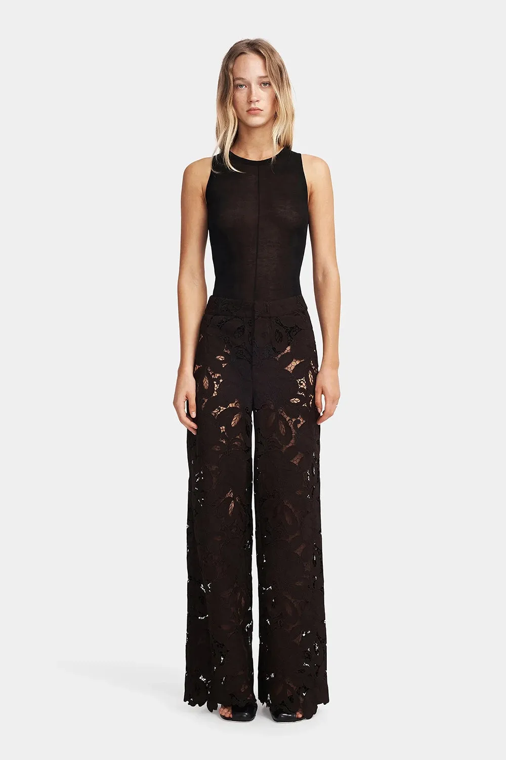 Hansen & Gretel | Lotus Lace Pant - Cedarwood