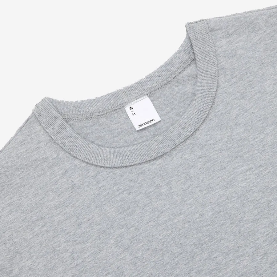 Heavyweight Plain T-Shirt - Heather Grey (v2)