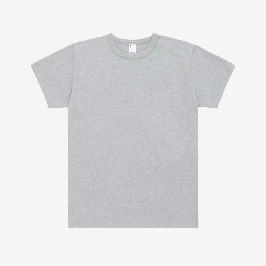 Heavyweight Plain T-Shirt - Heather Grey (v2)