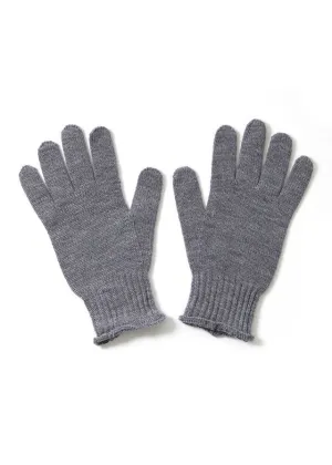 Jasmine Jersey Gloves in Merino Wool Pebble
