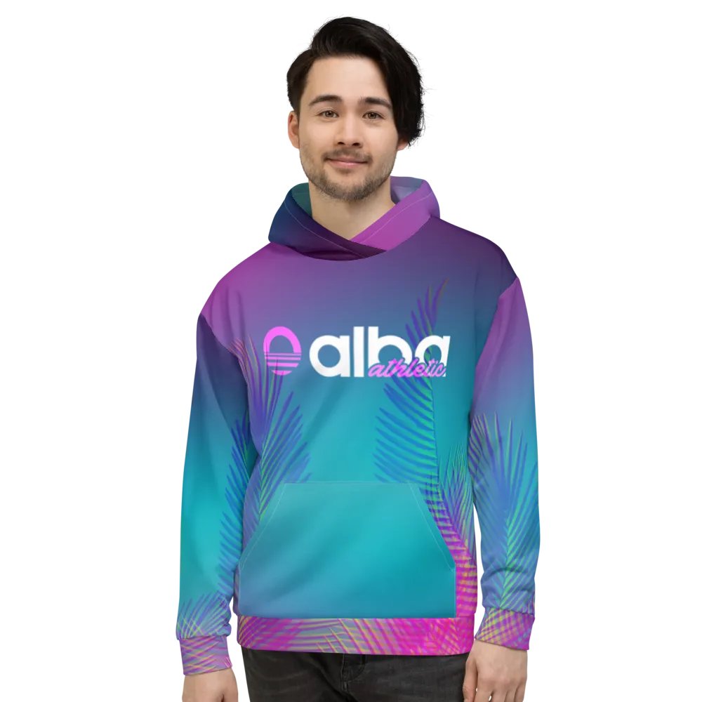Men's Hooded Sweatshirt - Palms