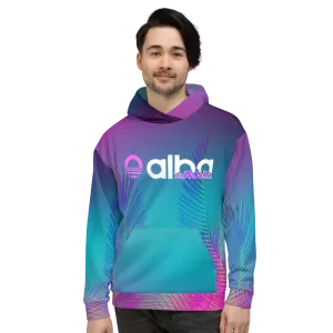 Men's Hooded Sweatshirt - Palms