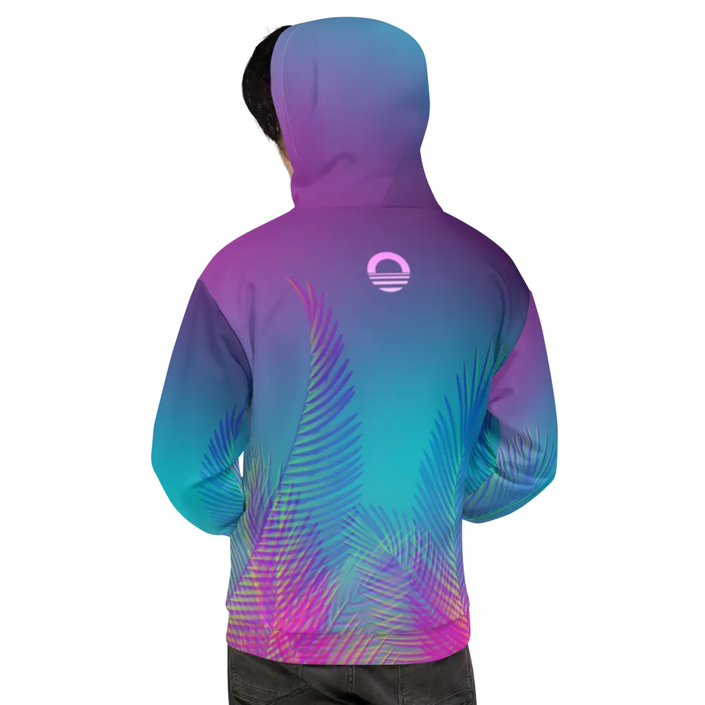 Men's Hooded Sweatshirt - Palms