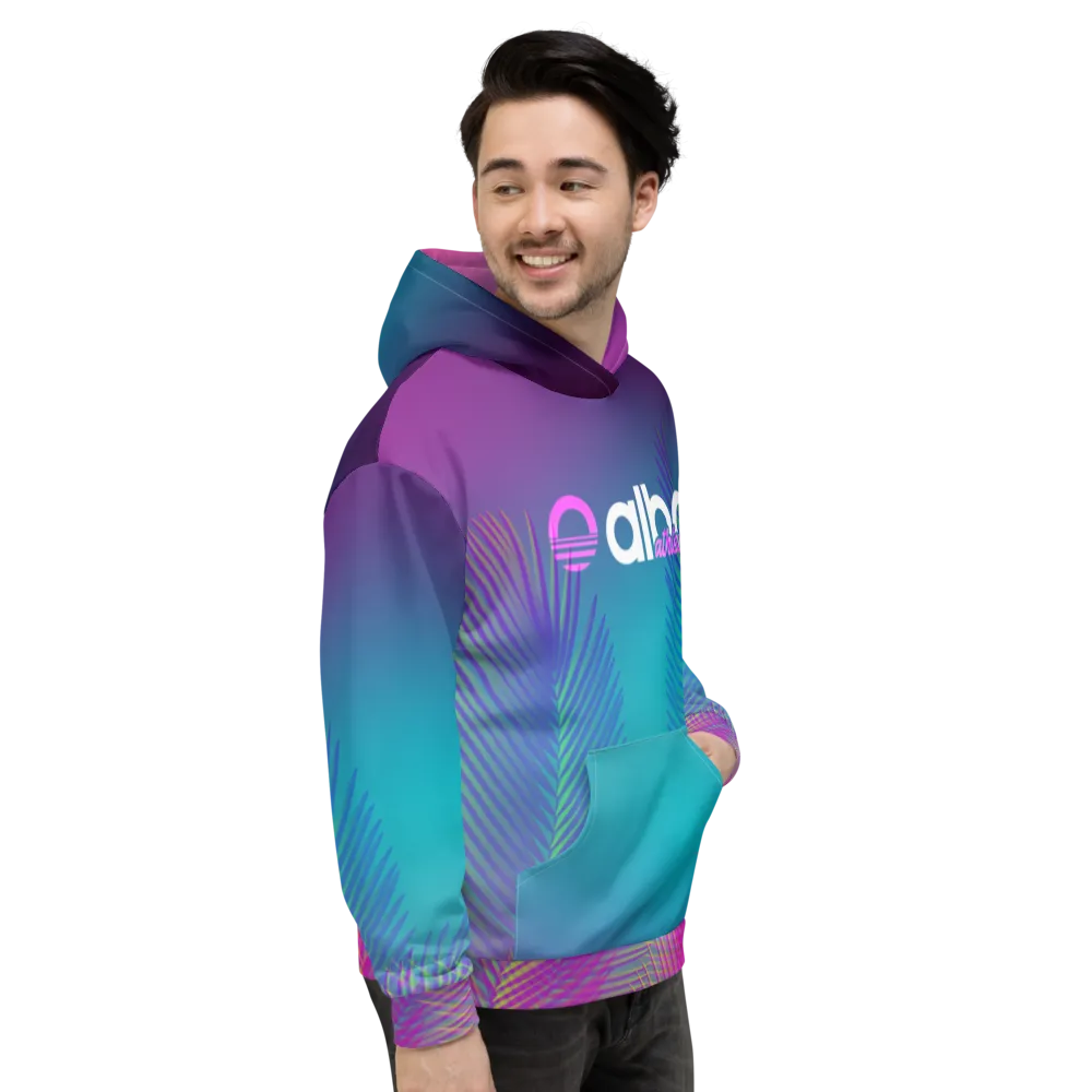 Men's Hooded Sweatshirt - Palms