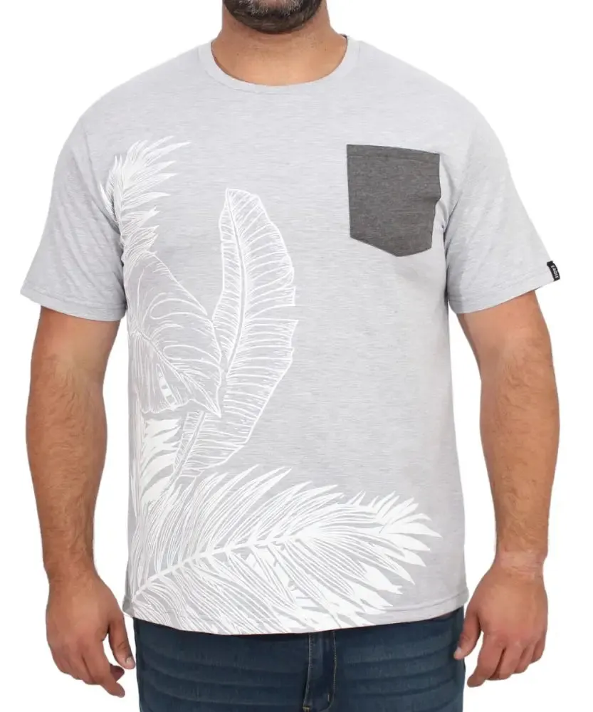 Mens Printed Tee with Pocket