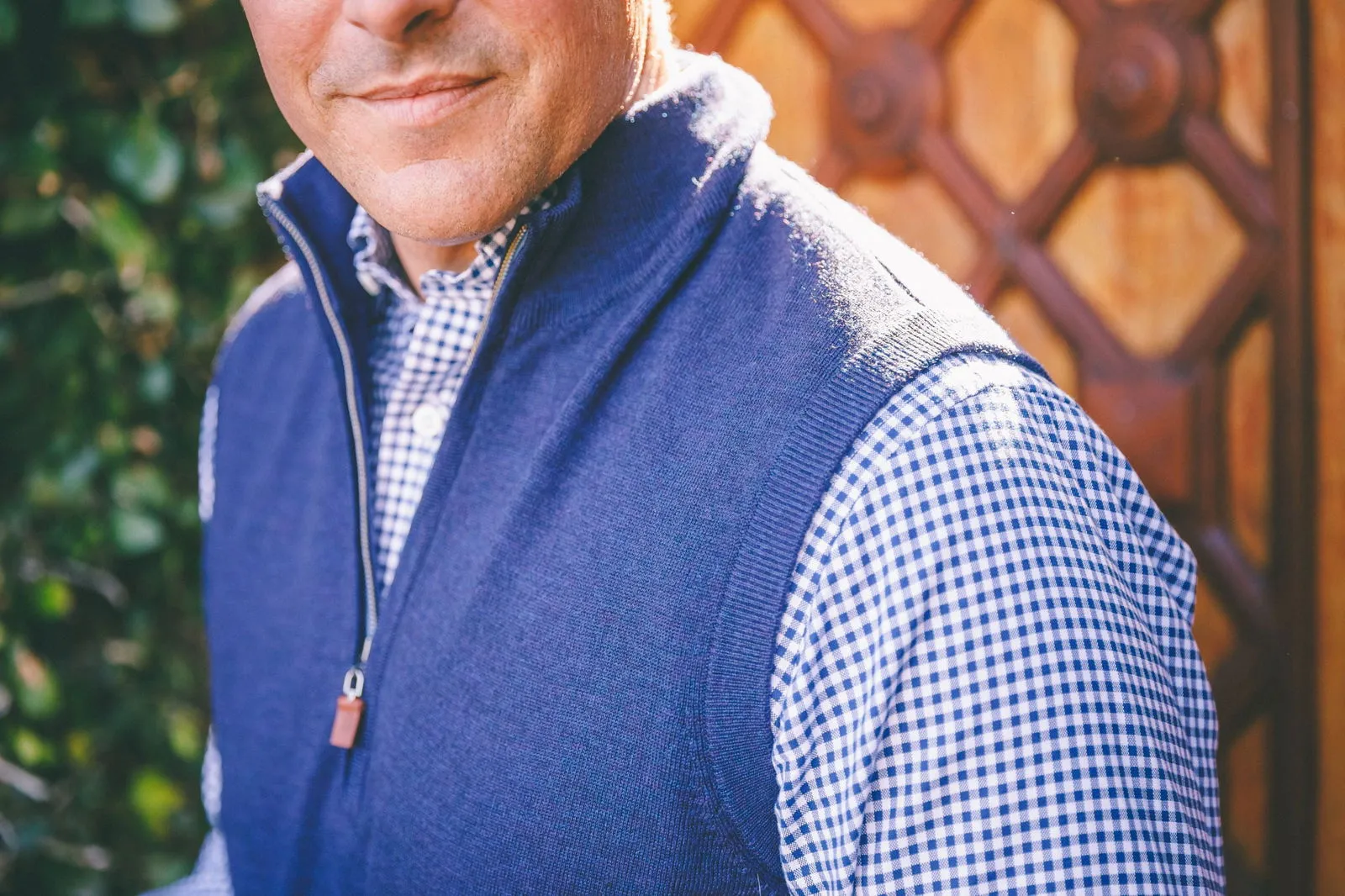 Merino Quarter-Zip Vest