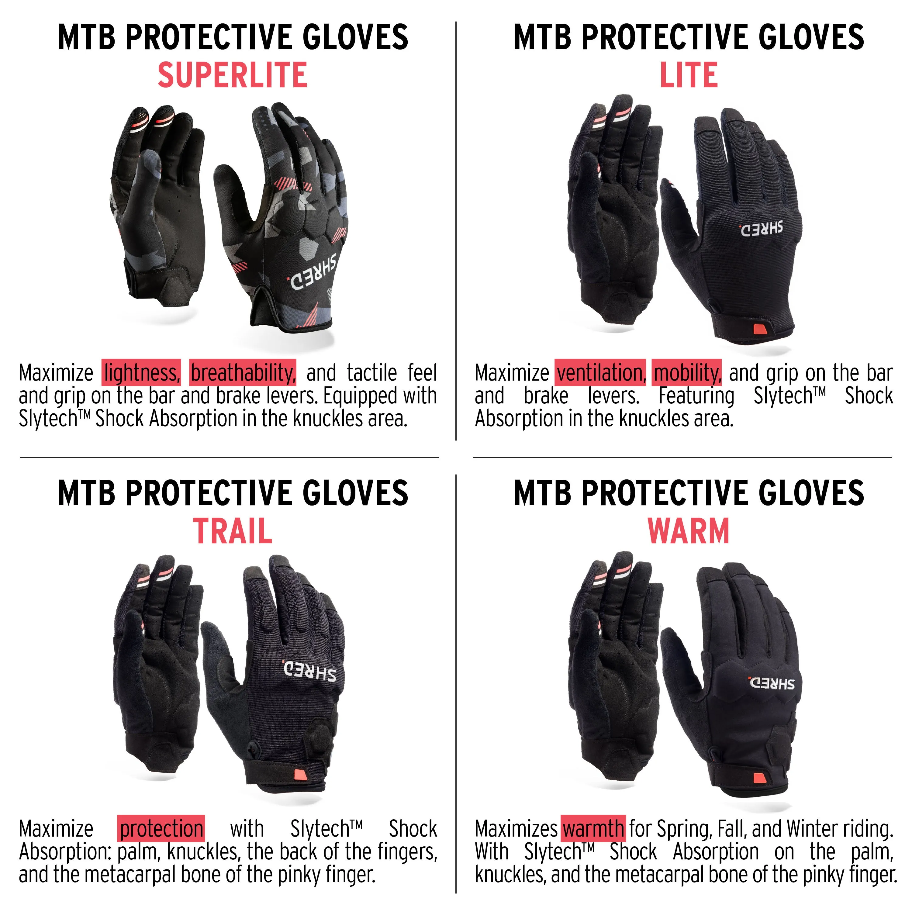 MTB PROTECTIVE GLOVES WARM