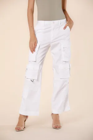 New Hunter women's cargo pants in gabardine relaxed fit