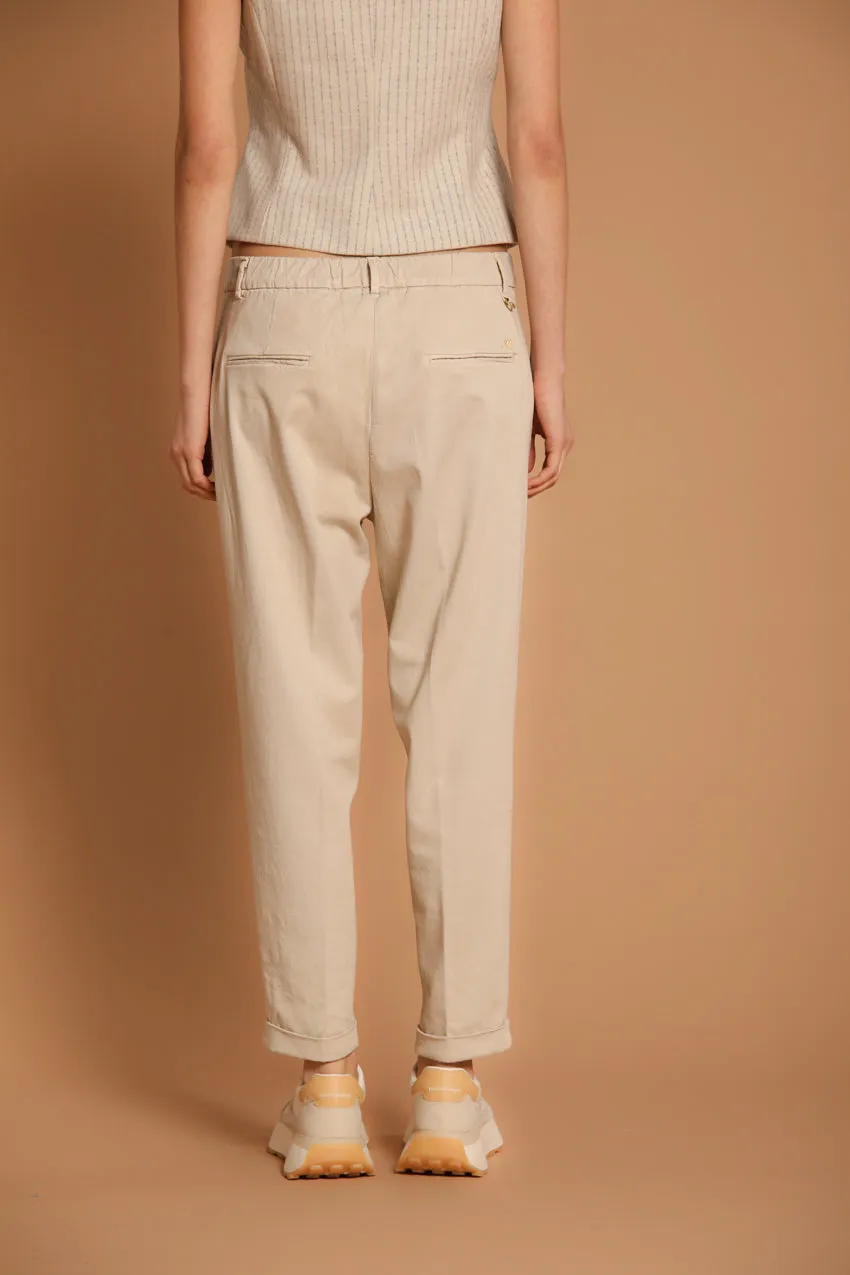New York Cozy women's chino pants in gabardine relaxed fit