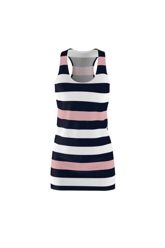 Pink Stripes Women's Racerback Dress