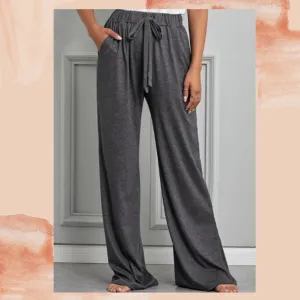 "Rosabella" Palazzo Pants (Charcoal)