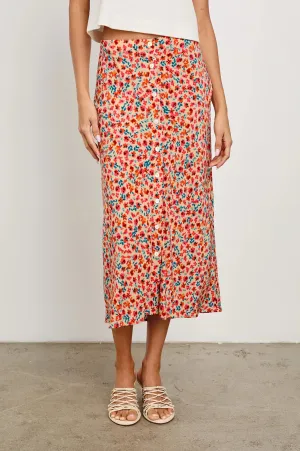 Rails Rosetta Skirt, Red Posy