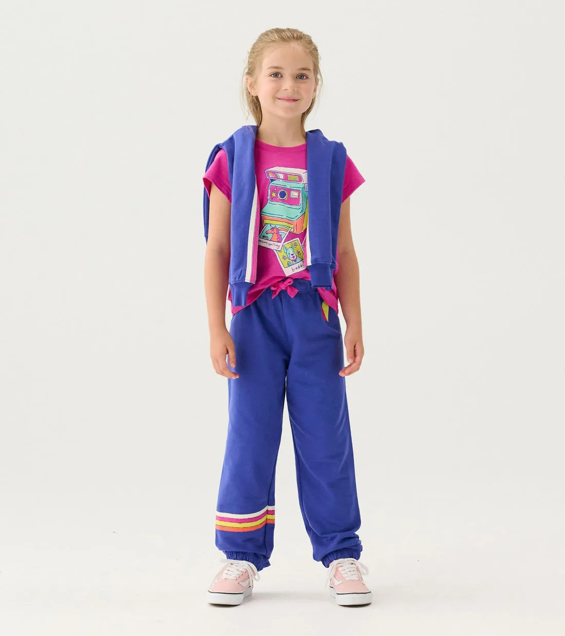 Rainbow Baggy Track Pants