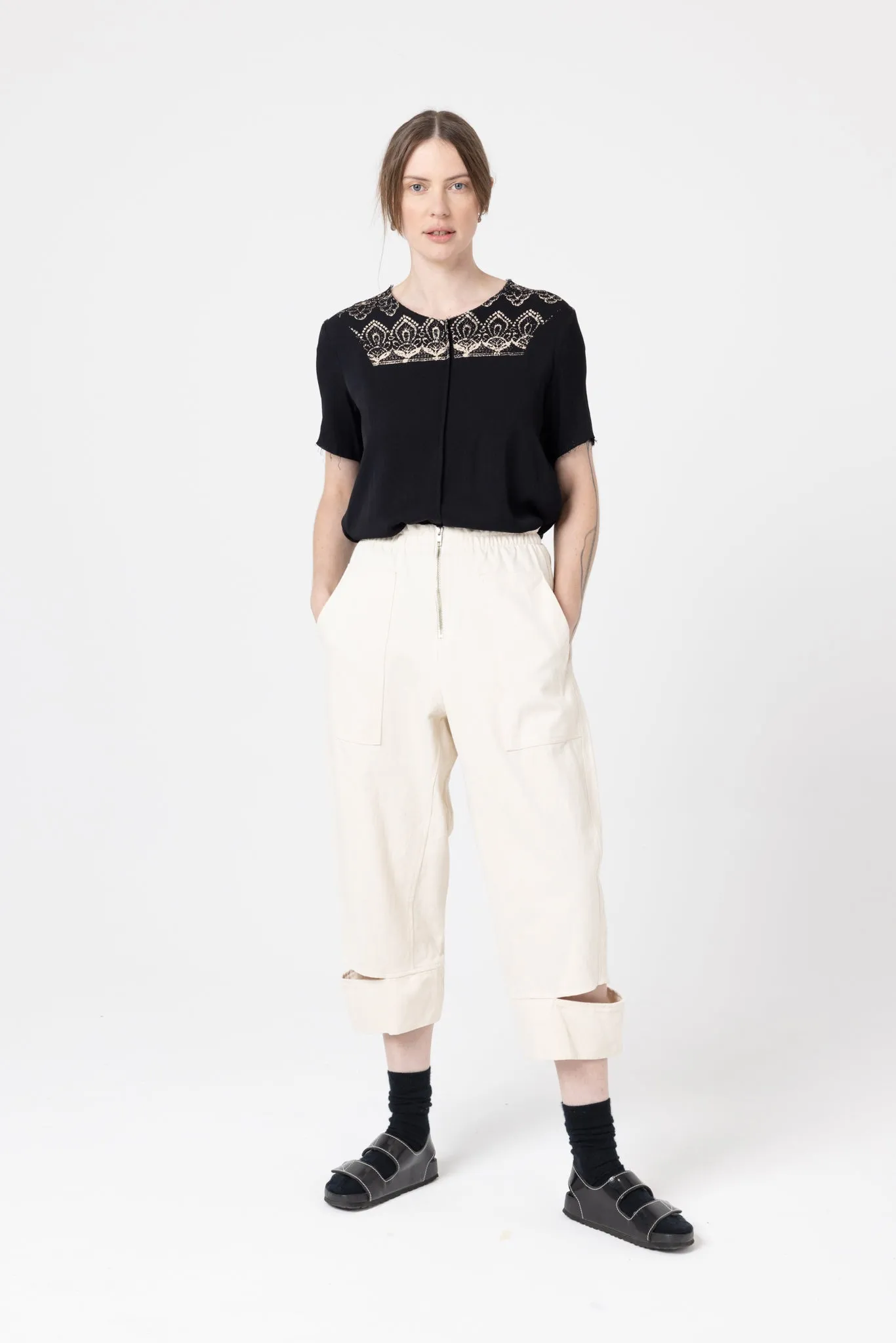Split Pants | Natural
