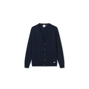 Sprout Wool Cardigan (Navy)