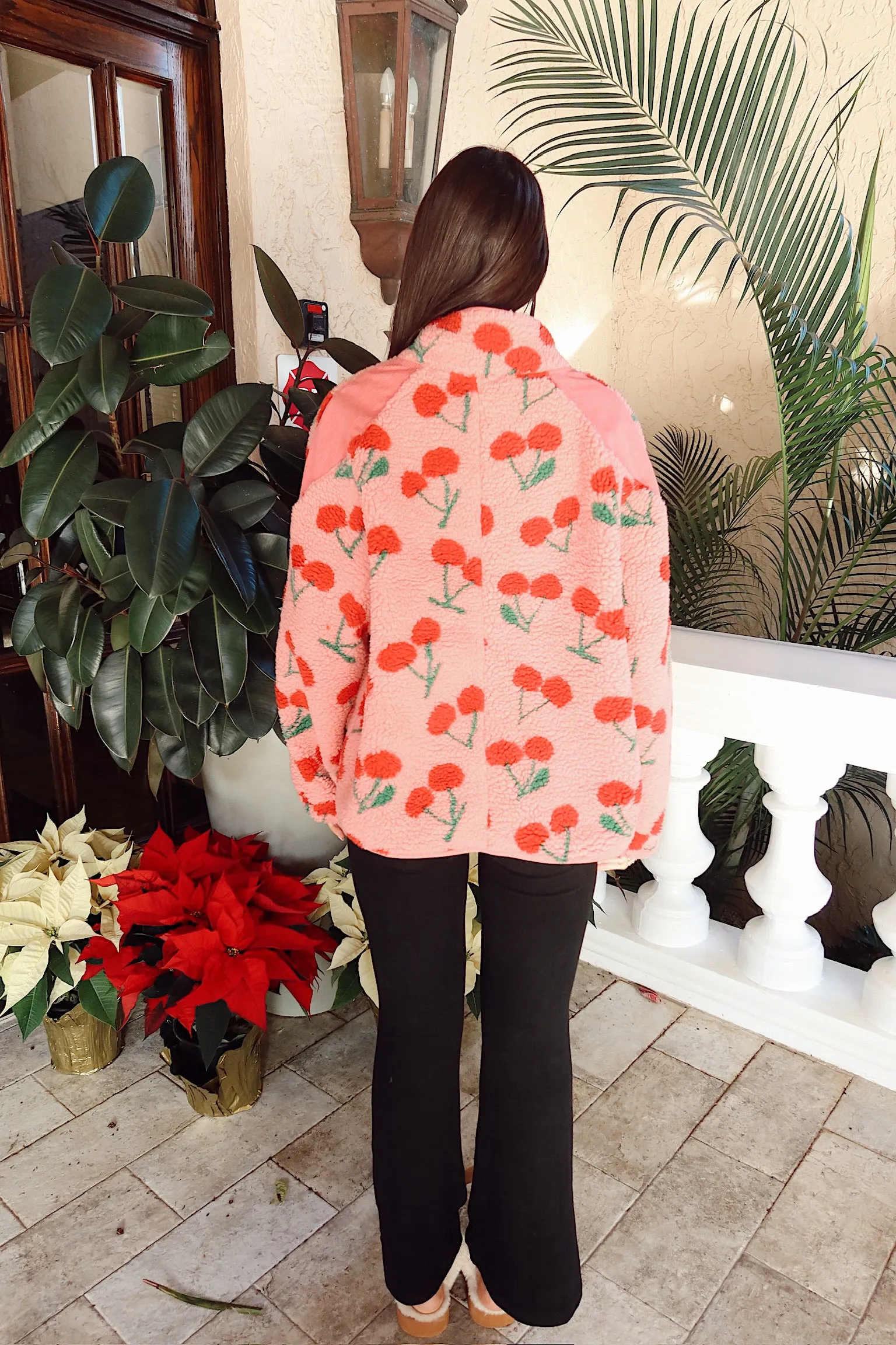 Staying Warm All Night Sherpa Jacket