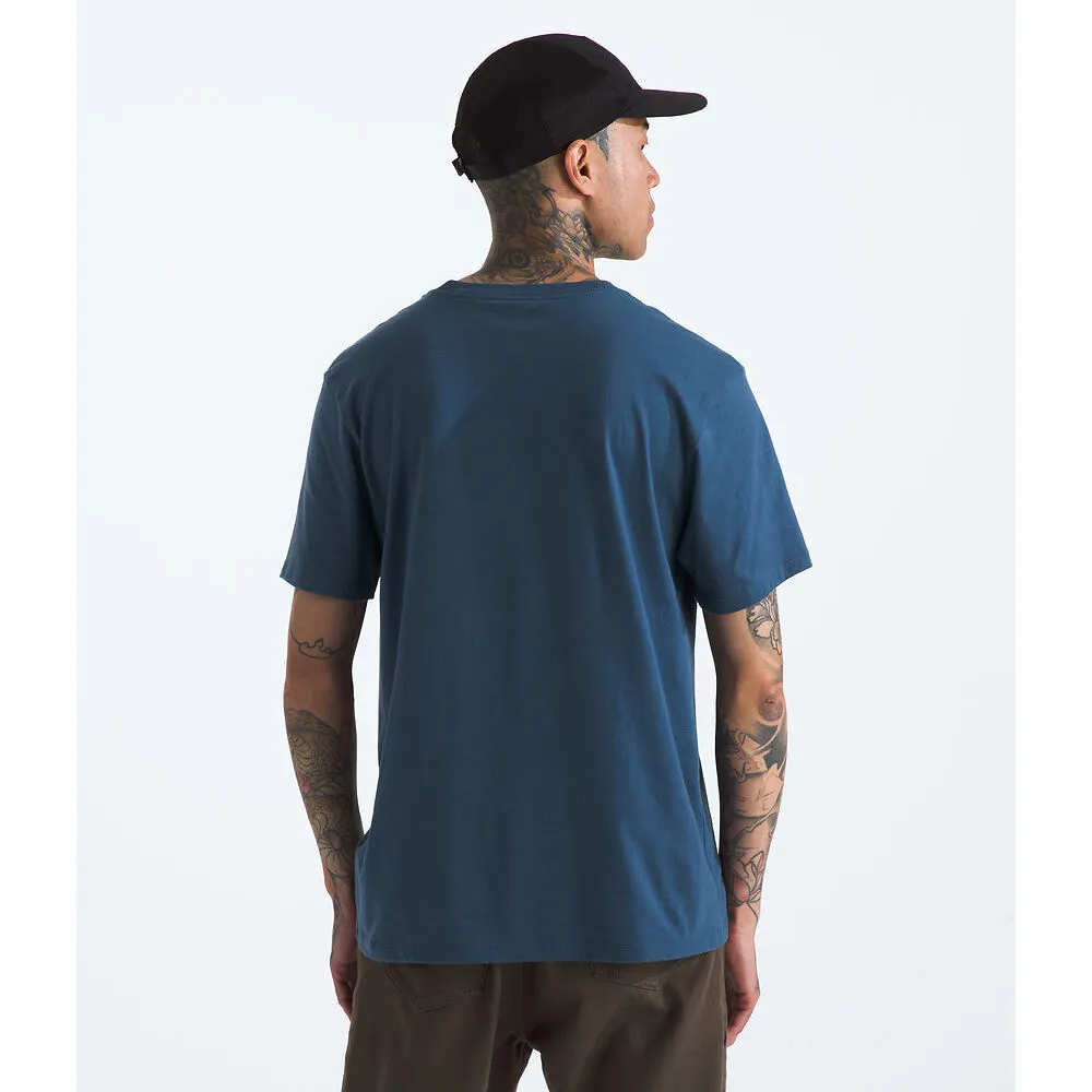 The North Face Mens SS Fine Alpine Tee-Shady Blue