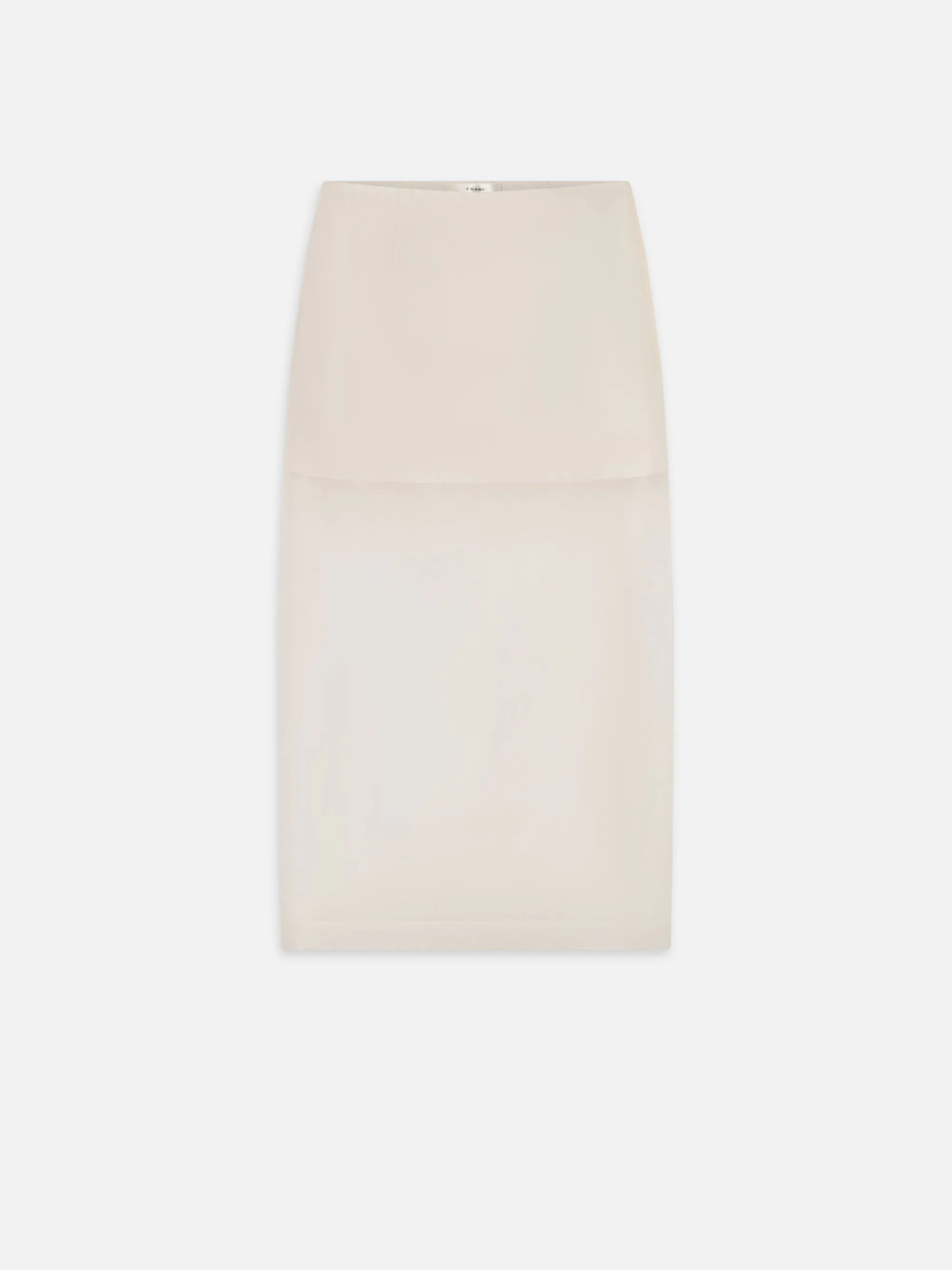 The Silk Organza Skirt -- Alabaster