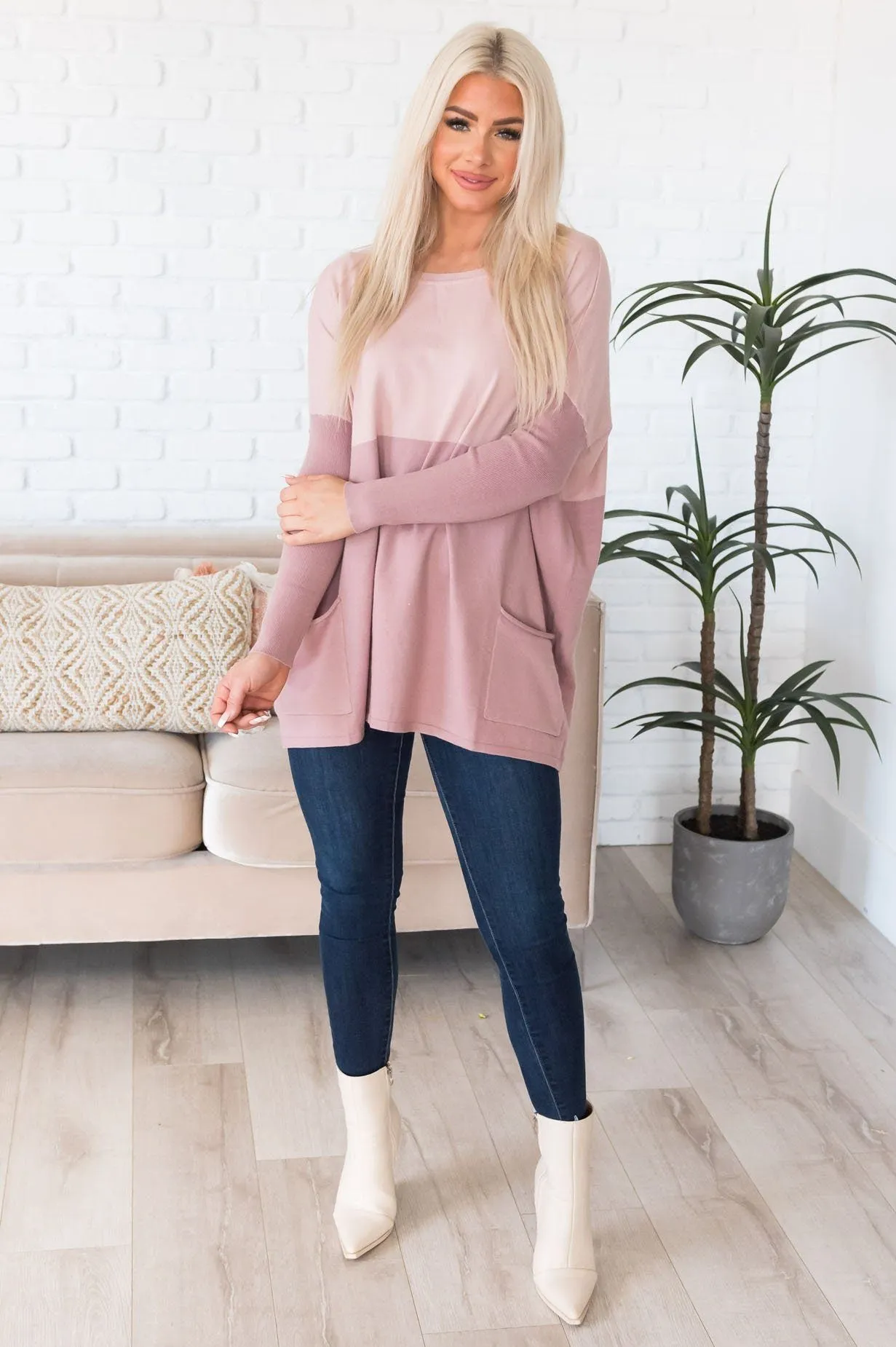 Warm Embrace Modest Sweater