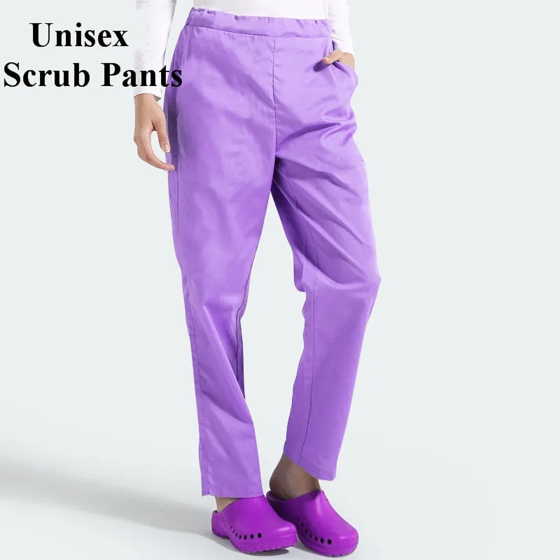 Warm-Up Jacket Men Scrub Set Natural Uniforms Warm-Up Jackets Front Snaps Round Neck Nurse Workwear