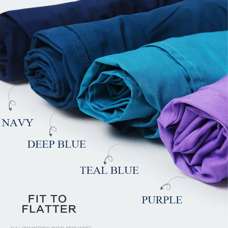 Warm-Up Jacket Men Scrub Set Natural Uniforms Warm-Up Jackets Front Snaps Round Neck Nurse Workwear